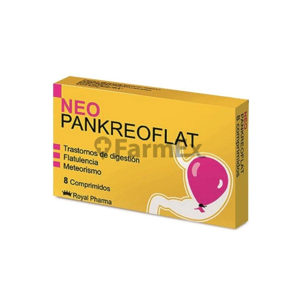 Neo Pankreoflat x 8 comprimidos Farmex-BanMedica-Persistente